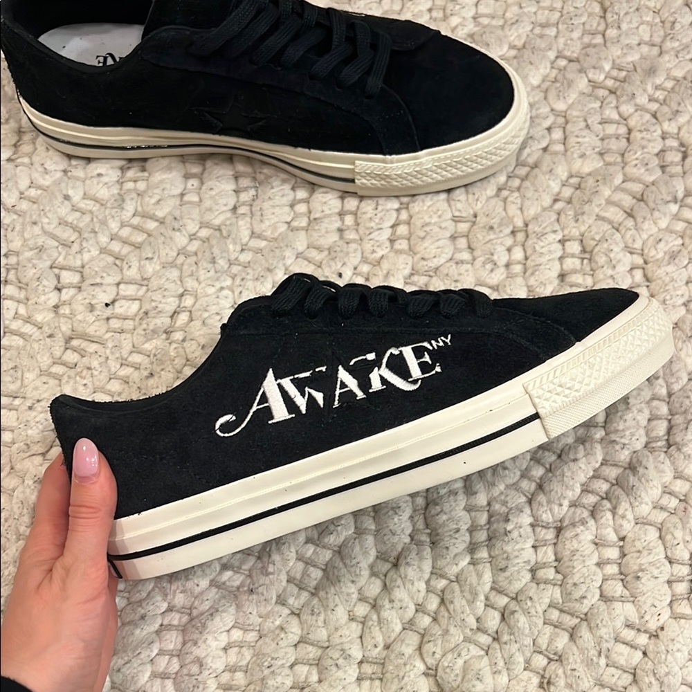 Converse Awake NY Black Suede Sneakers